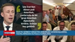 İran’ın serbest bıraktığı Amerikalılar'a duygusal karşılama 