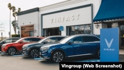 Trụ sở của VinFast tại Los Angeles, bang California, Hoa Kỳ.