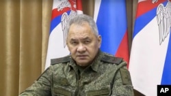 Bộ trưởng Quốc phòng Nga Sergei Shoigu.