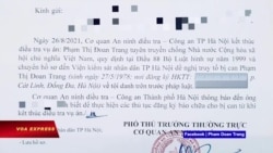 Việt Nam kết thúc điều tra vụ án Phạm Đoan Trang