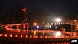 "Holodomor" ngày 26 tháng 11, 2022, tại Lviv, Ukraine.