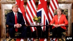 Tổng thống Donald Trump và Thủ tướng Anh Theresa May, London, ngày 13/07/2018.