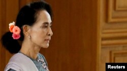 Nhà lãnh đạo Aung San Suu Kyi của Myanmar.