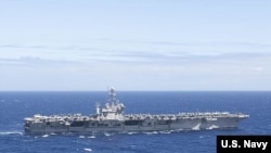 Hàng không mẫu hạm USS John C Stennis. 