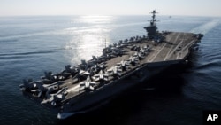 Hàng không mẫu hạm USS John C. Stennis của Mỹ.