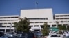 A general view of the Parliament House building during a session in the Pakistani capital Islamabad, May 23, 2018.