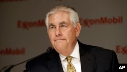 Ông Rex Tillerson, Chủ tịch kiêm Tổng giám đốc điều hành Exxon Mobil.