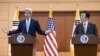 Ngoại trưởng Mỹ John Kerry và Ngoại trưởng Hàn Quốc Yun Byung-se trong cuộc họp báo chung tại Bộ Ngoại giao ở Seoul, ngày 18/5/2015.