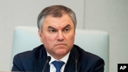 Chủ tịch Hạ viện Nga Vyacheslav Volodin.