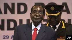 Tổng thống Zimbabwe Robert Mugabe.