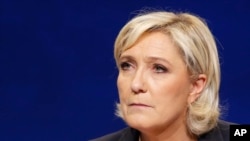 Ứng viên Le Pen.