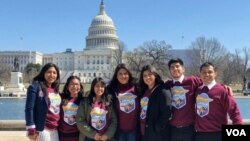 Các 'Dreamers' đến Quốc hội Mỹ ở Washington DC