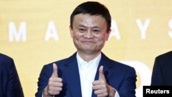 Jack Ma, người sáng lập tập đoàn thương mại điện tử Alibaba lớn nhất Trung Quốc.