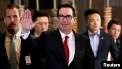 Bộ trưởng Tài chính Mỹ Steven Mnuchin.