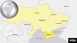 VOA đã có sửa đổi trong bản đồ cho thấy Ukraine và Crimea là hai quốc gia riêng rẽ. VOA không cố ý gây cảm tưởng như vậy, bản đồ hiện đang sử dụng mô tả tốt hơn về tình hình hiện nay. VOA xin cáo lỗi nếu đã có sự hiểu lầm do sai sót này gây ra. 