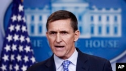 Ông Michael Flynn khi còn làm Cố vấn An ninh Quốc gia, ngày 1/2/2017.