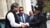 Pakistan Prime Minister Shahid Khaqan Abbasi meets with Afghan President Ashraf Ghani in Kabul